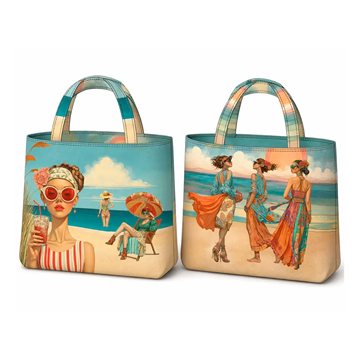 Taske Panel Vendbar Boho Beach soft Yellow